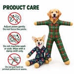 Custom Photo Christmas Pajamas Doll Gifts For Dog And Cat Lovers - Personalized Poseable Plush Doll