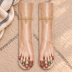 Custom Funny Toenails Gag Gifts For Coworkers, Family, Besties - Personalized Middle Tube Socks