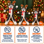 Custom Photo Pet Face Funny Christmas Gifts For Pet Lovers - Personalized Poseable Plush Doll