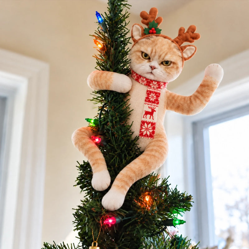 Custom Photo Pet Face Funny Christmas Gifts For Pet Lovers - Personalized Poseable Plush Doll