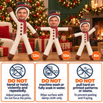 Custom Photo Face Funny Christmas Family Gifts For Him, Her - Personalized Poseable Plush Doll