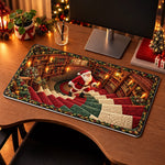 Custom Christmas Santa Decor - Personalized Desk Mat