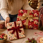 Custom Photo Christmas Gifts For Besties - Personalized Wrapping Paper