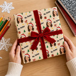Custom Photo Christmas Gifts For Teachers - Personalized Wrapping Paper
