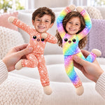 Custom Photo Cute Pajamas Gifts for Kids - Personalized Poseable Plush Doll