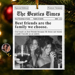 Custom Bestie Photo Friendship Gifts For Women - Personalized Acrylic Ornament