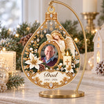 Custom Photo Memorial Angel Christmas Decor Gifts - Personalized Acrylic Ornament