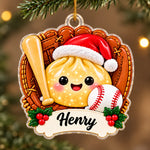 Custom Squishy Christmas Gifts For Kids, Sport Lovers - Personalized Acrylic Ornament