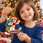 Custom Snowman Kids Christmas Gifts - Personalized Acrylic Ornament