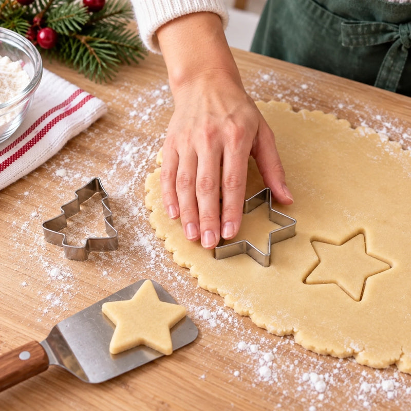 Christmas Baking Cookie Cutter Set Holiday Gifts For Family, Bakers - Christmas Cookie Cutter
