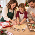 Christmas Baking Cookie Cutter Set Holiday Gifts For Family, Bakers - Christmas Cookie Cutter