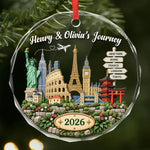 Custom Pet Photo Angel Wings Memorial Gifts For Pet Lovers - Personalized Glass Ornament copy