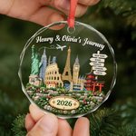 Custom Pet Photo Angel Wings Memorial Gifts For Pet Lovers - Personalized Glass Ornament copy