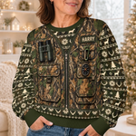 Custom Photo Merry Huntmas Hunting Christmas Gifts for Him - Personalized Ugly Sweatshirt