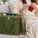 Custom Vintage Sewing Machine Gifts For Sewing Lovers - Personalized Canvas Yarn Tote Bag