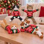Custom Photo Pet Face Funny Ugly Christmas Sweater Gifts For Pet Lovers - Personalized Poseable Plush Doll