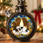 Custom Pet Photo In Loving Memory Gifts For Dog And Cat Lovers - Personalized Candlelight Lantern Ornament