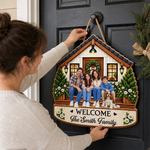 Custom Family Photo Welcome Home Decor Gifts For Family - Personalized Wood Sign