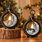 Custom Pet Photo Sleeping In Loving Memory Christmas Gifts For Dog And Cat Lovers - Personalized Candlelight Lantern Ornament