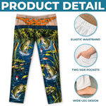 Custom Funny Bass Fishing Gifts For Men - Personalized Pajama Pants