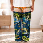 Custom Funny Bass Fishing Gifts For Men - Personalized Pajama Pants