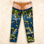 Custom Funny Bass Fishing Gifts For Men - Personalized Pajama Pants