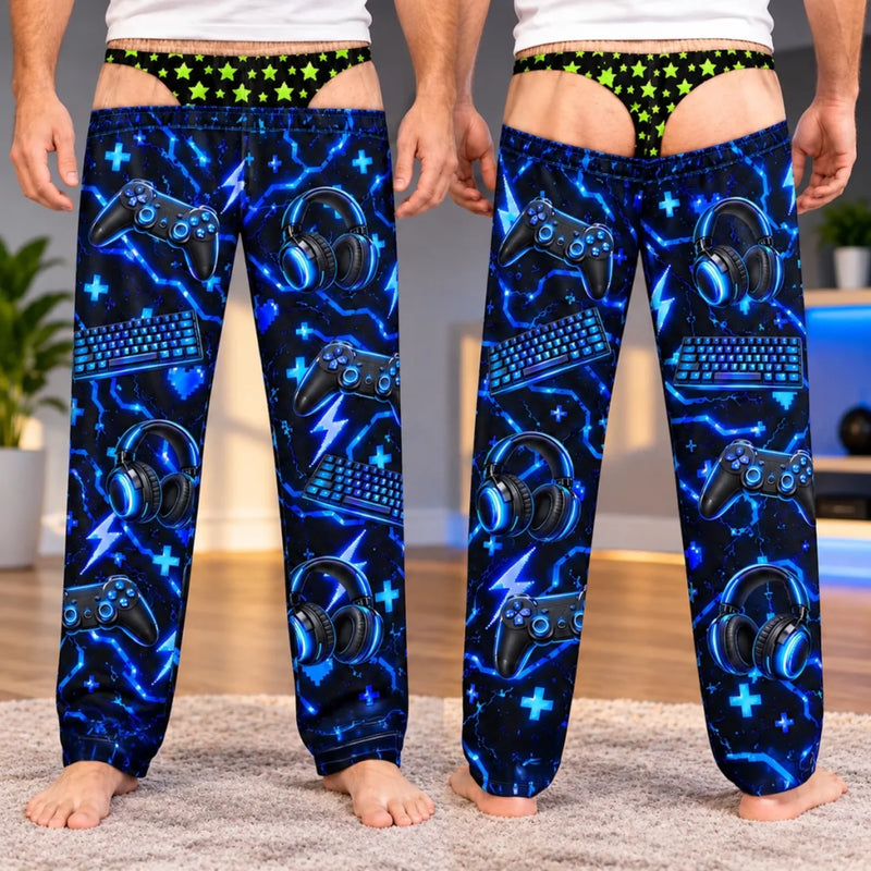 Custom Skin Color Funny Gaming Gifts For Gamers - Personalized Pajamas Pants