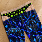 Custom Skin Color Funny Gaming Gifts For Gamers - Personalized Pajamas Pants