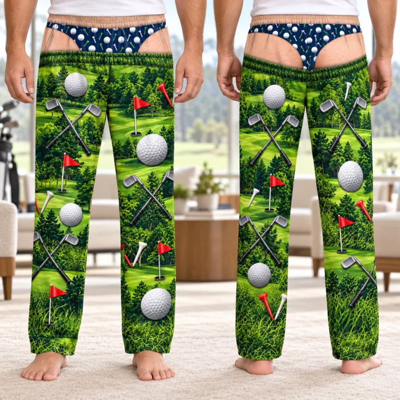 Custom Funny Golf Gifts for Golf Lovers - Personalized Pajama Pants