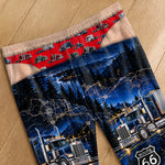 Custom Funny Semi Truck Route 66 Gifts for Truck Drivers - Personalized Pajama Pants