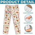 Custom Pet Photo Christmas Gifts for Dog Moms, Dog Dads, Pet Lovers - Personalized Pajama Pants
