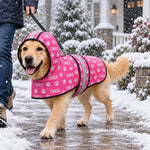 Custom Name Paw Print Dog Lover Gifts For Pet Lovers - Personalized Pet Raincoat