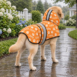 Custom Name Paw Print Dog Lover Gifts For Pet Lovers - Personalized Pet Raincoat