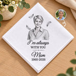 Custom Photo Feather Memorial Gifts - Personalized Handkerchief