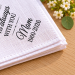 Custom Photo Feather Memorial Gifts - Personalized Handkerchief