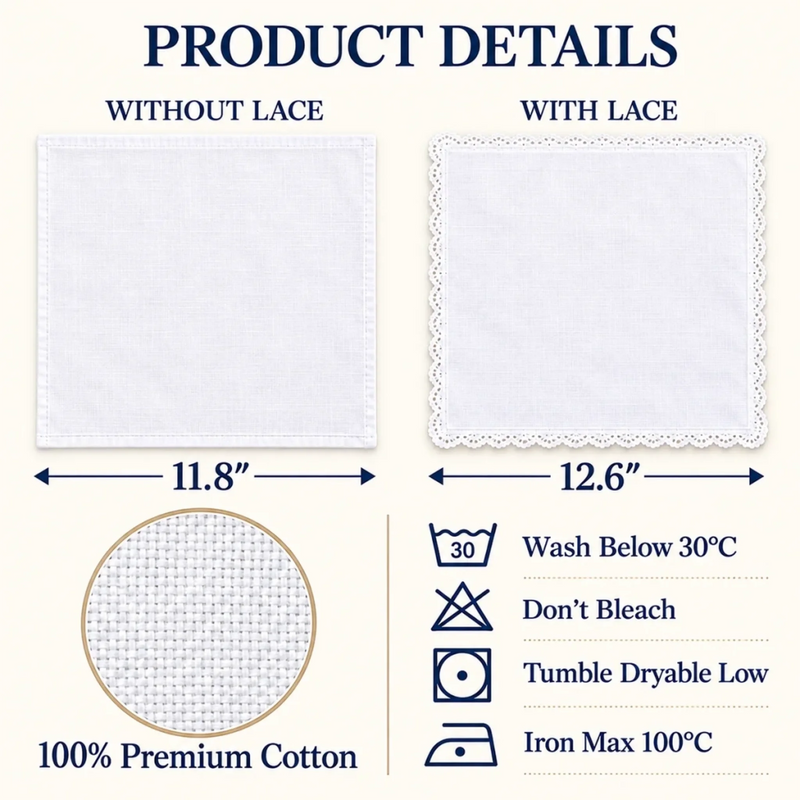 Custom Photo Feather Memorial Gifts - Personalized Handkerchief