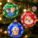 Custom Photo Christmas Gifts for Families - Personalized Acrylic Ornament