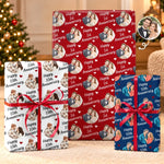 Custom Photo Anniversary Gifts for Couples - Personalized Wrapping Paper