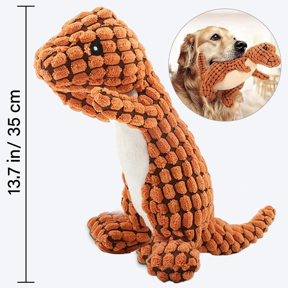 Dino Plush Dog Toy, Chew Toy For Dog