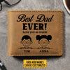 We Love You So Much - Personalized Bifold Wallet - Gift For Dad