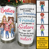 Besties Forever - Thank You For Being My Unbiological Sisters - Personalized Tumbler