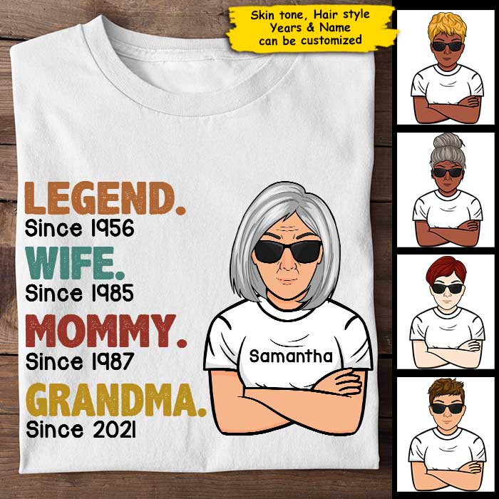 Legend Wife - Personalized Unisex T-Shirt