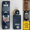 You Don't Have Ugly Children - Personalized PU Leather Keychain - Upload Image, Gift For Dad