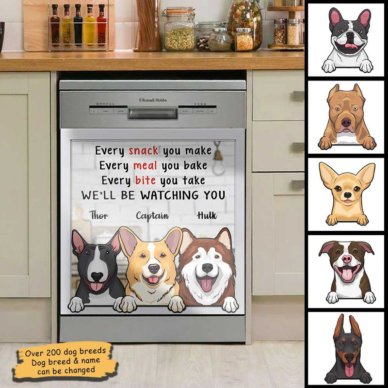 We'll Be Watching You Kitchen - Personalized Dishwasher Cover