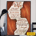 I Love You To The Moon And Back - Personalized Vertical Poster