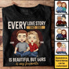 Our Story Is My Favorite - Personalized Unisex T-Shirt, Hoodie, Sweatshirt - Gift For Couple, Husband Wife, Anniversary, Engagement, Wedding, Marriage Gift