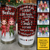 To My Bestie - Friends Become Sisters - Personalized Tumbler