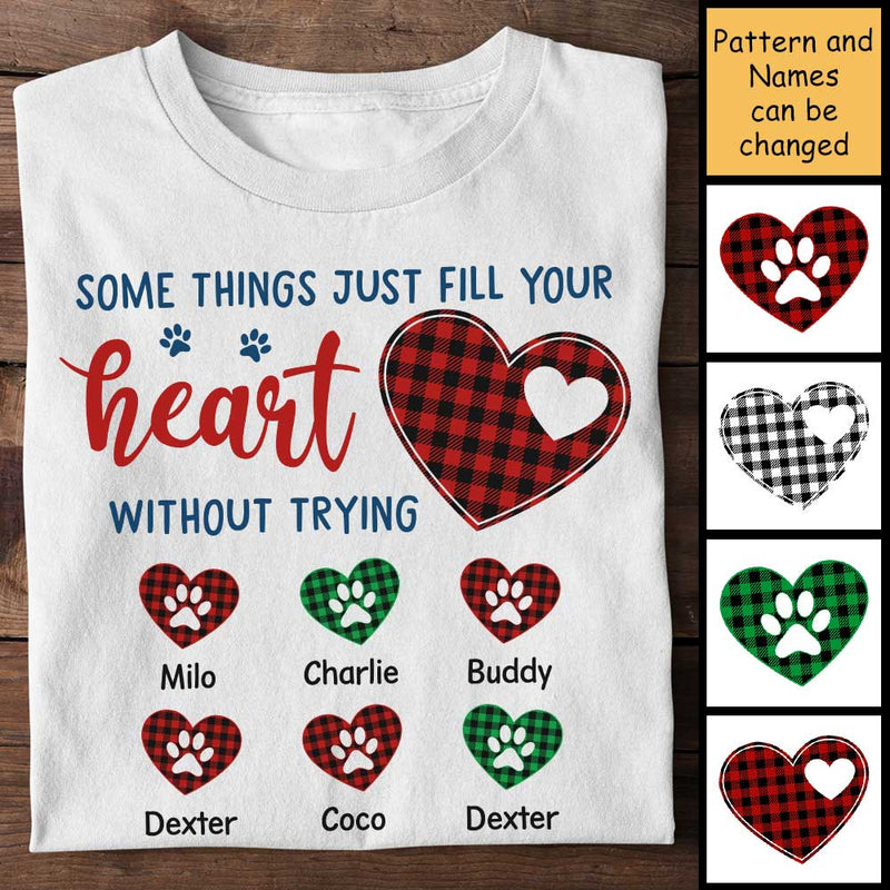 Some Things Just Fill Your Heart - Personalized Unisex T-Shirt