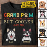 Dad Paw Like A Regular Dad - Gift For Dads - Personalized Unisex T-Shirt