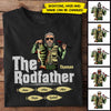 The Rodfather - Gift For Dad - Personalized Unisex T-Shirt